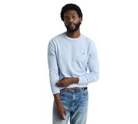 GANT Herren Classic Cotton C-Neck Pullover, Fresh Blue, XX-Large