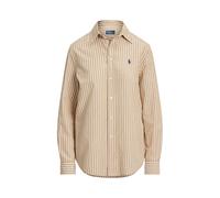 Classic-Fit Baumwoll-Leinen-Hemd XS Tan