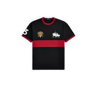 Polo Ralph Lauren Jersey Logo T-Shirt Polo Black/Sweet Tomato Schwarz XL