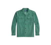 Classic-Fit Kordsamthemd S Green