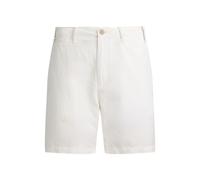 Classic-Fit Leinen-Baumwoll-Shorts 31 White