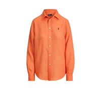 Classic-Fit Leinenhemd L Orange