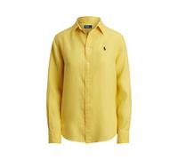 Classic-Fit Leinenhemd L Yellow