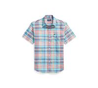 Classic-Fit Leinenhemd mit Karomuster M Green