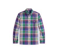 Classic-Fit Leinenhemd mit Karomuster S Multi