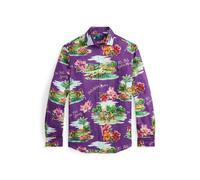 Classic-Fit Leinenhemd mit Tropenmotiv M Multi