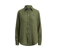 Classic-Fit Leinenhemd S Green