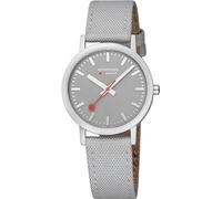 Mondaine Unisex Quarz Armband-Uhr aus Edelstahl mit Textil-Kork Band - CLASSIC - A660.30314.80SBH