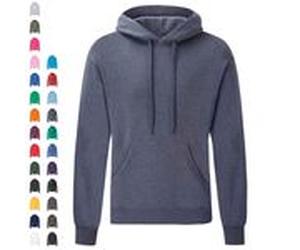 CLASSIC HOODED SWEAT | Kapuzen-Sweatshirt Herren & Damen – Hoodie mit Doppelkapuze, Kängurutasche & Rippbündchen oliv 3XL