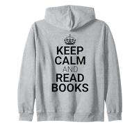 Classic Keep Calm and Read Books - Book Lover Reader Kapuzenjacke