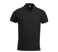 Clique Polohemd Classic Lincoln – Herren, kurzarm, Schwarz, Gr. L