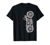 Classic Motorcycle Cafe Racer Bike Rider T-Shirt