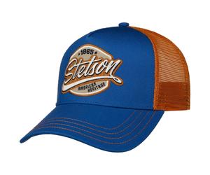 Classic Patch Trucker Cap by Stetson blau One Size