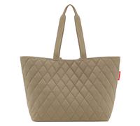 classic shopper XL rhombus olive (E) - rhombus olive beige
