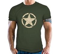 Classic T-Shirt für den US-Army Fan: Vintage Star S