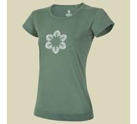 Ocun T‑Shirt Classic T Organic Damen Flower – Green Duck Größe M