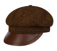 Classic Wool Riders Schirmmütze by Stetson braun-schwarz 57 cm