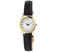 Classique Damenuhr Weiß Schwarz Gold Silber Analog Metall Kunst-Leder Quarz Armbanduhr