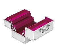 Clauss Aluminium Kosmetikkoffer, Silber - Schmuckkoffer - 23 x 15 x 15 cm