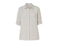 Klassische Bluse TONI "Clay 3/4-Arm", Damen, Gr. 42, beige, Web, Obermaterial: 100% Leinen, unifarben, regular fit Po-bedeckend, mit Riegel, Blusen Bluse, aus sommerlicher Leinenqualität (69770407-42)