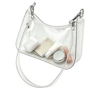 Clear Bag - Transparent Tote, Stadium Approved for Concert and Festival | PVC Waterproof Transparent | Hands-Free Shoulder Strap, Quick Wipe-Clean | Stadium Security Check Friendly | Concert Festival