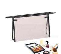 Clear Cosmetic Bag Transparent Cosmetic Case Portable Storage Organizer | Toiletry Organizer Storage Organizer for Women Men Travel Gym Toiletry Makeup Cosmetics Accessories Daily Outdoor Camping