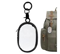 Clear Keychain Pouch - Transparent Mini Bag for Cards Small Items | PVC Material with Zipper Closure, Lightweight Design, Portable and Durable for Keys Travel Everyday Carry 3.94x2.36x1.38 in