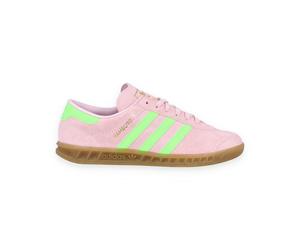 Clear Pink / Solar Green / Gold Metallic 38 2/3 adidas Hamburg W