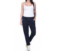 CLEO STYLE Damen Jogginhose im Boyfriend-Style Sweatpants für Freizeit Sport und Fitness 20 (DE/NL/SE/PL, Numerisch, 36, 40, Regular, Regular, Dunkelblau)