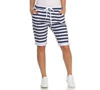 CLEO STYLE Kurze Damen Bermuda, leichte luftige Hose für den Sommer, kurzer Jogger für Freizeit und Strand 921 (34-40, Modell 3)