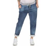 CLEOSTYLE Damen Jogginhose im Boyfriend-Style Sweatpants für Freizeit Sport und Fitness 29 (42-46, Dunkelblau/Uni)