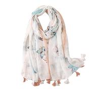 Clest F&H Butterfly Pailletten Print Schal Schal-weicher langer Schal für Frauen