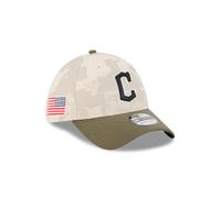 Cleveland Guardians 2025 MLB Armed Forces New Era 39THIRTY Flex Cap Camouflage - M/L
