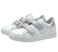 Clic! Sneakers High top Mädchen Leder weiß Glitzer 9476, Schuhgröße:EUR 33