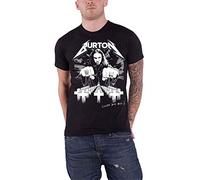 Cliff Burton Metallica T Shirt Cliff Em All Fists Band Logo offiziell Herren
