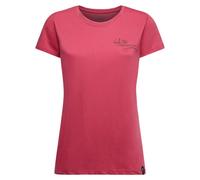 La Sportiva Women's Climb Flower T-Shirt, S, rosebay