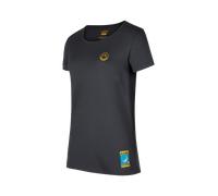 La Sportiva - Women's Climbing On The Moon - T-Shirt, Gr. M, grau/schwarz (Carbon/Giallo)