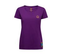 La Sportiva Women’s Climbing on the Moon T-Shirt, M, fucsia/giallo