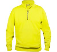 CLIQUE Basic 1/2-Zip Sweatshirt Herren 11 - visibility gelb M