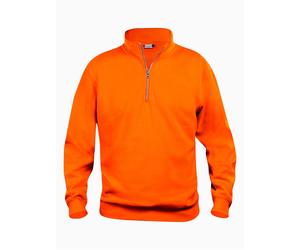 CLIQUE Basic 1/2-Zip Sweatshirt Herren 170 - visibility orange M
