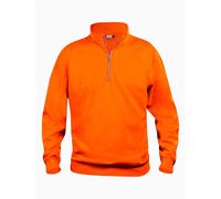 CLIQUE Basic 1/2-Zip Sweatshirt Herren 170 - visibility orange XL