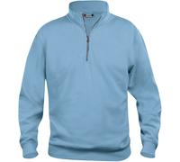 CLIQUE Basic 1/2-Zip Sweatshirt Herren 57 - hellblau 3XL
