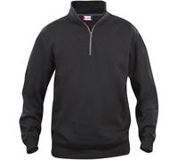 CLIQUE Basic 1/2-Zip Sweatshirt Herren 99 - schwarz 5XL