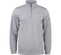 CLIQUE Basic Active 1/2-Zip Sweatshirt 95 - grau meliert M