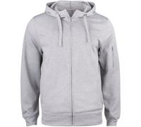 CLIQUE Basic Active Kapuzenjacke 95 - grau meliert 3XL