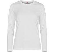 CLIQUE Basic Active langarm Sportshirt Damen 00 - weiß S
