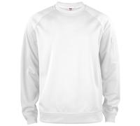 CLIQUE Basic Active Roundneck Sweatshirt 00 - weiß S