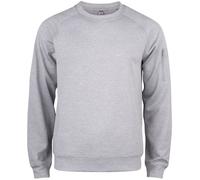 CLIQUE Basic Active Roundneck Sweatshirt 95 - grau meliert XL