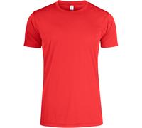 Clique Herren Basic Active Tee T-Shirt, Rot, XXX-Large