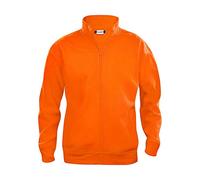 CLIQUE Basic Sweatjacke Herren 170 - visibility orange L